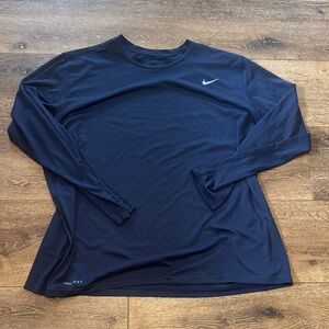 Nike navy long sleeve 4XL